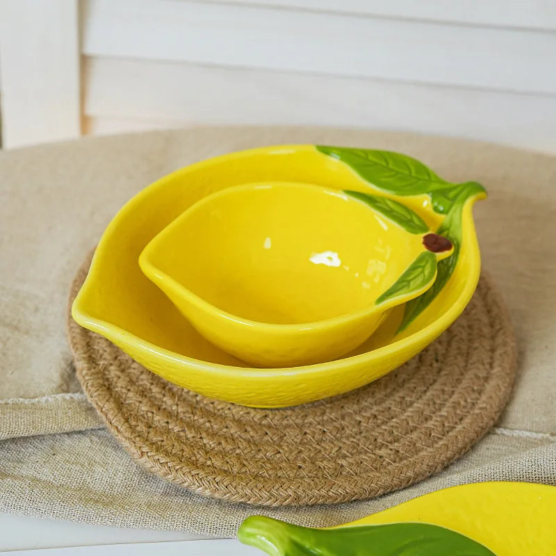 Lemon-Assiette citron design – L'italie dans votre assiette