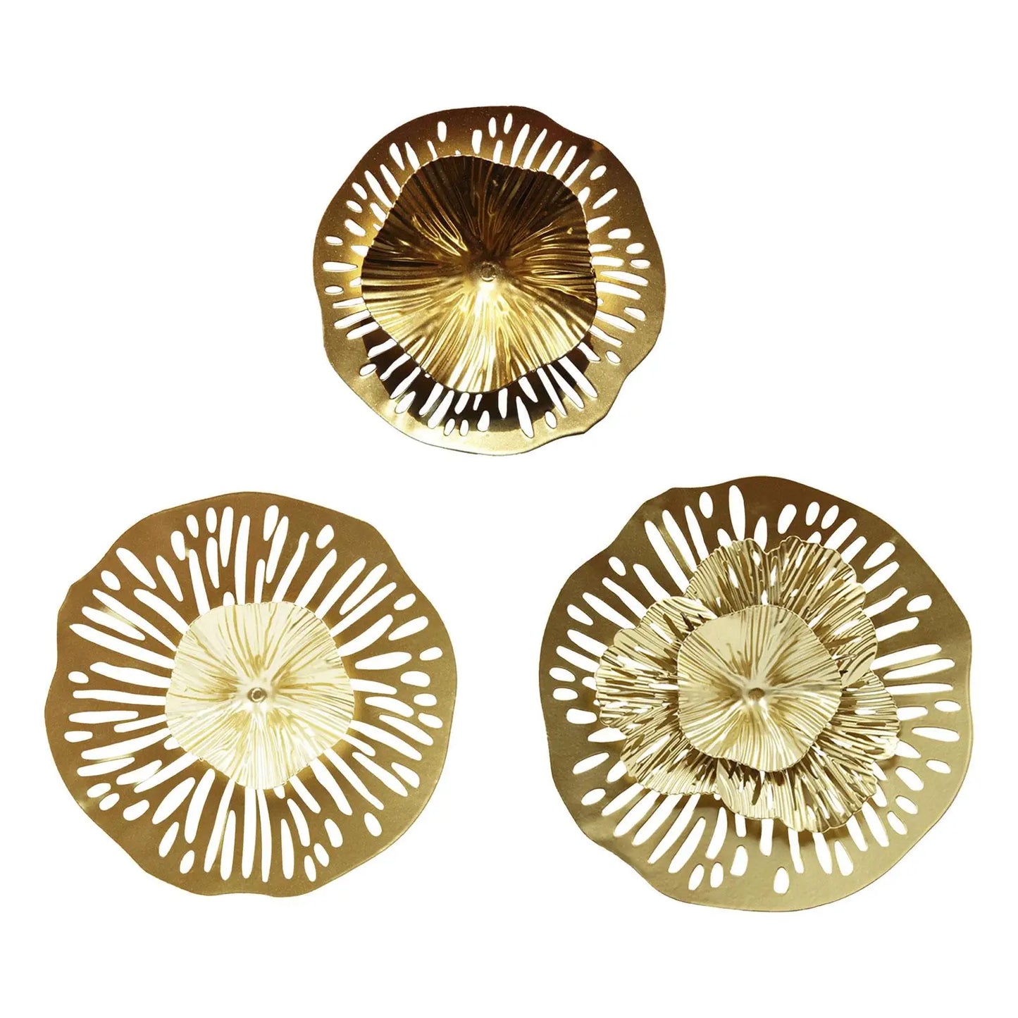 Rosas-Décoration murale métal design – Disques artistiques modernes