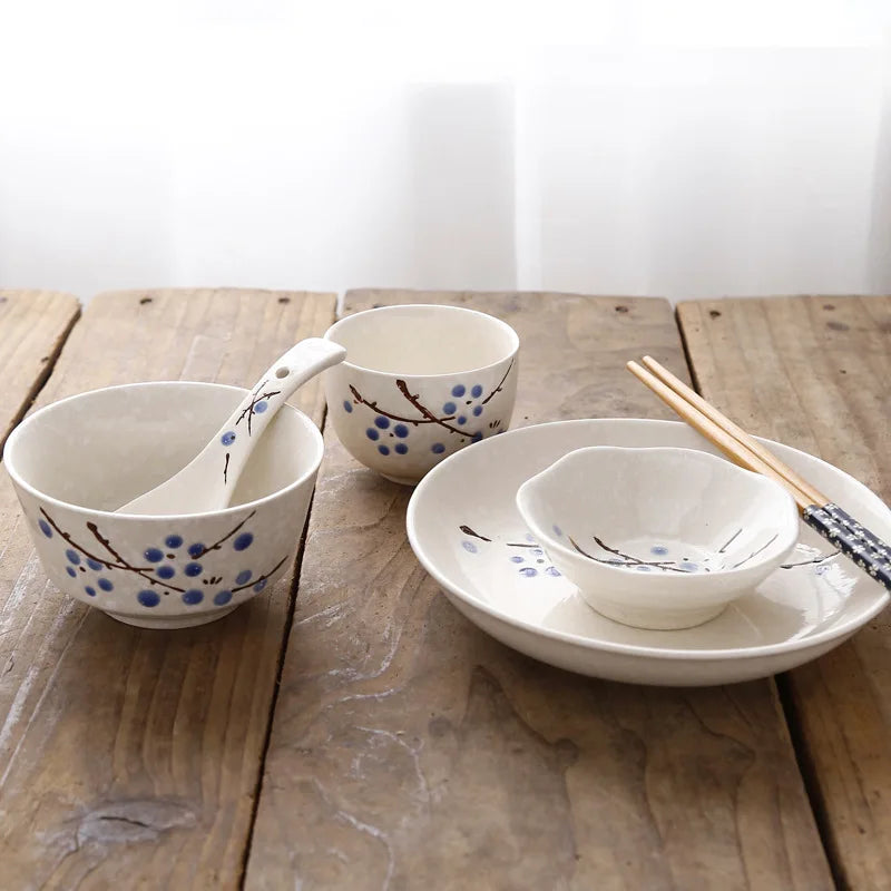 Corol-Set de vaisselle japonaise en céramique – 6 pièces