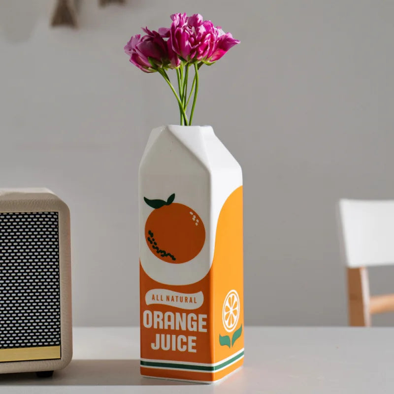 Juicy-Vases en céramique oranges juive créative