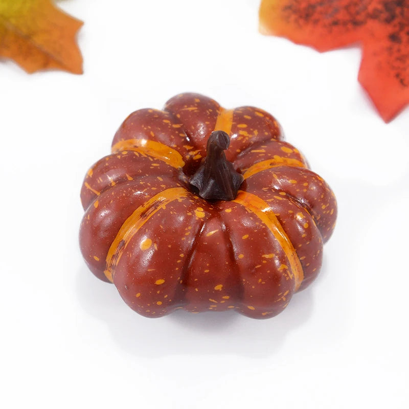 Mini citrouille artificielle décorative – Ornement d’automne