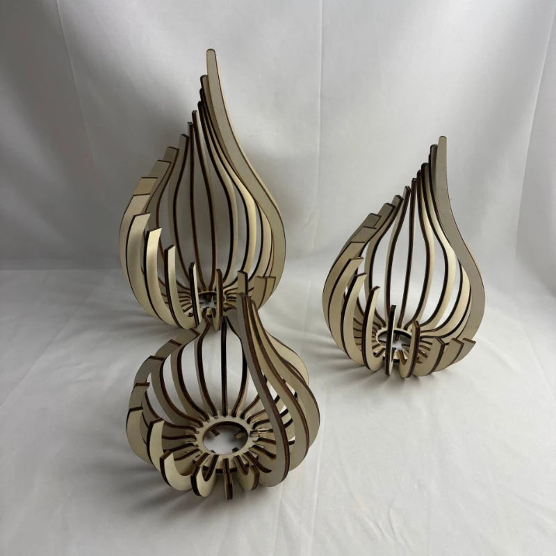 Bull-Photophore design en bois – bougeoir décoratif ambiance chaleureuse