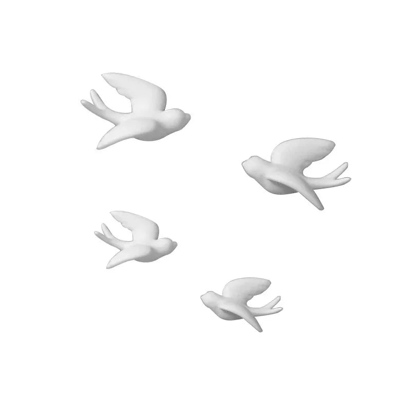Libra-Sculpture murale oiseaux en céramique – décoration murale design minimaliste