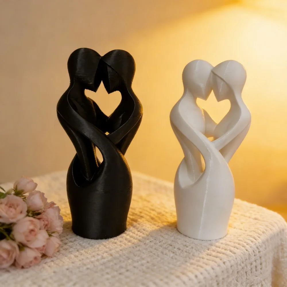 Roma-Statue décorative moderne – Couple abstrait minimaliste