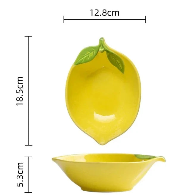 Lemon-Assiette citron design – L'italie dans votre assiette