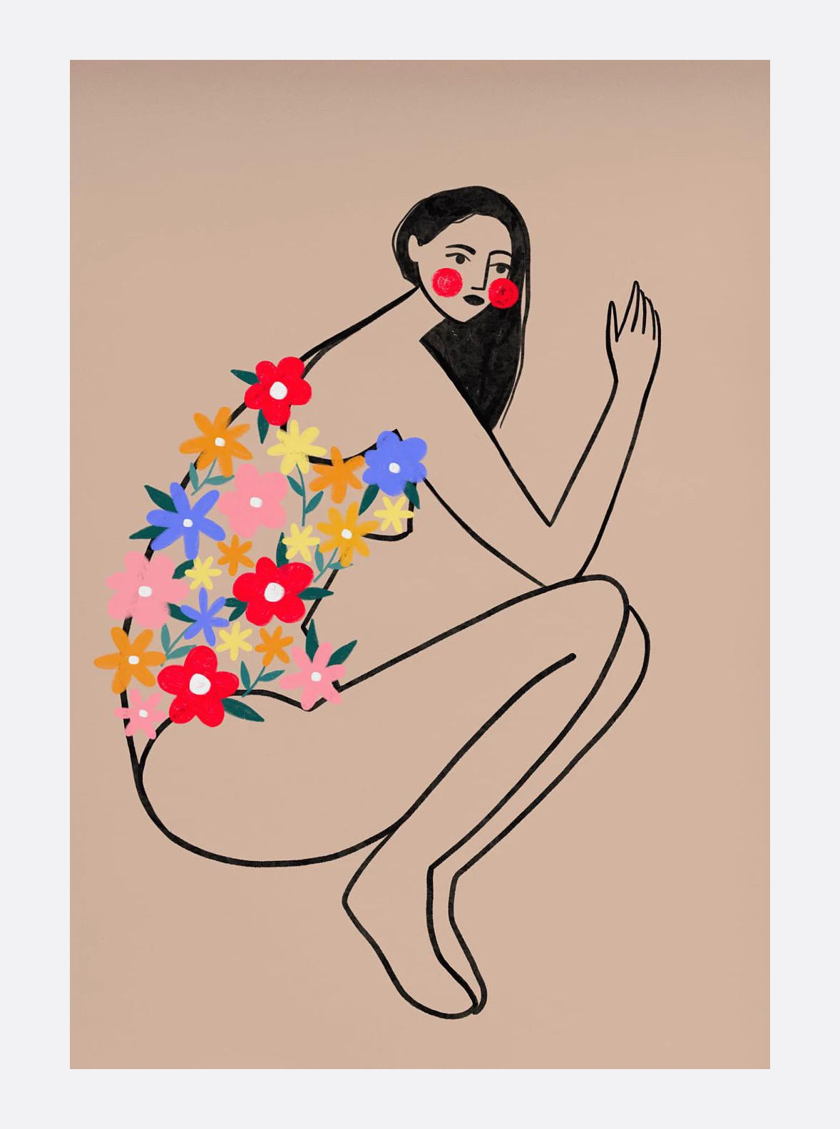 Poésie-Affiche abstraite moderne pour décoration murale