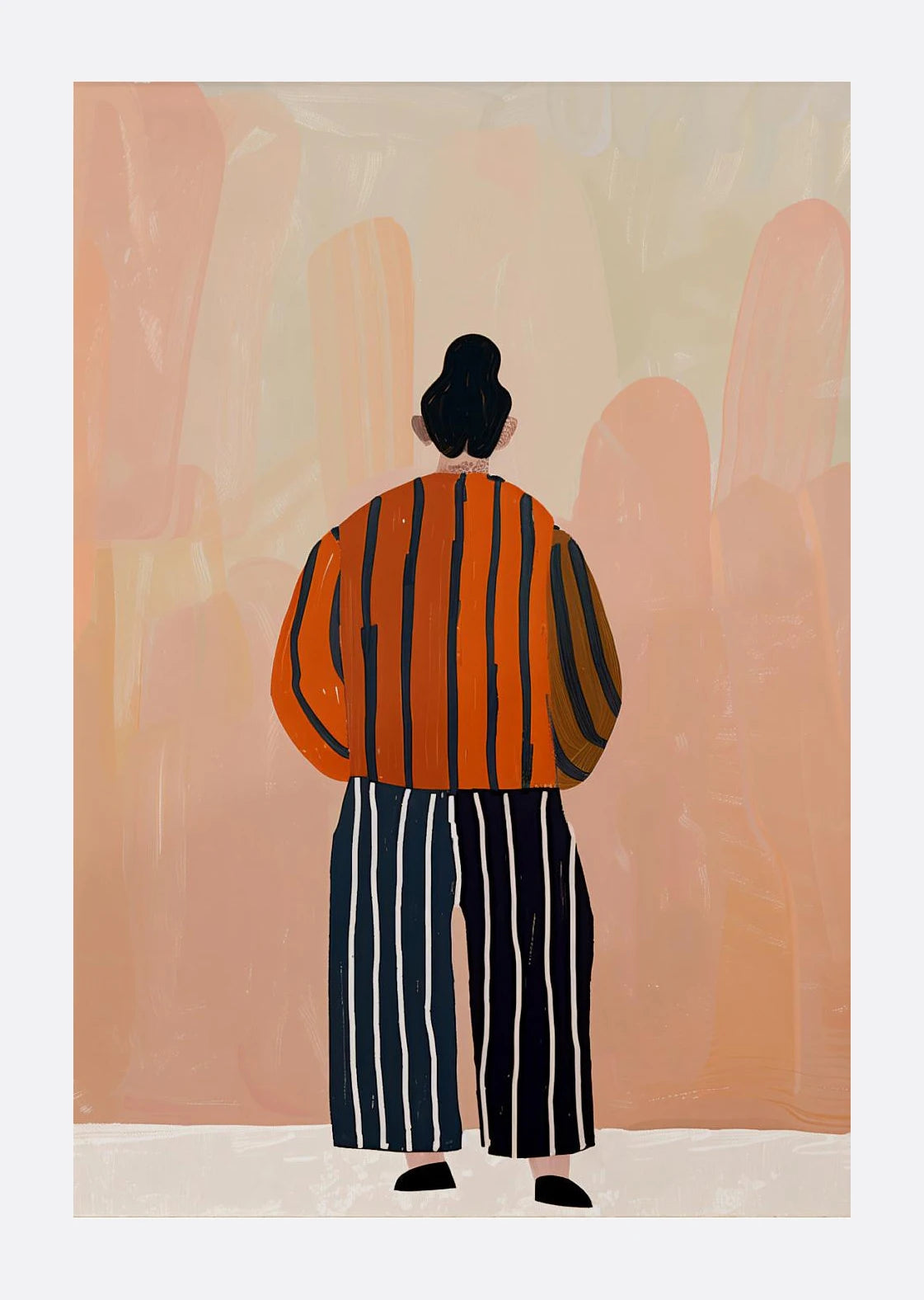 Poésie-Affiche abstraite moderne pour décoration murale