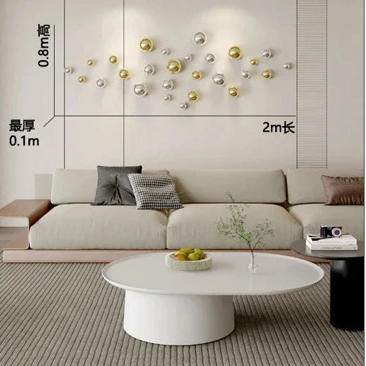 Sfera-Décoration murale design moderne – composition artistique grand format