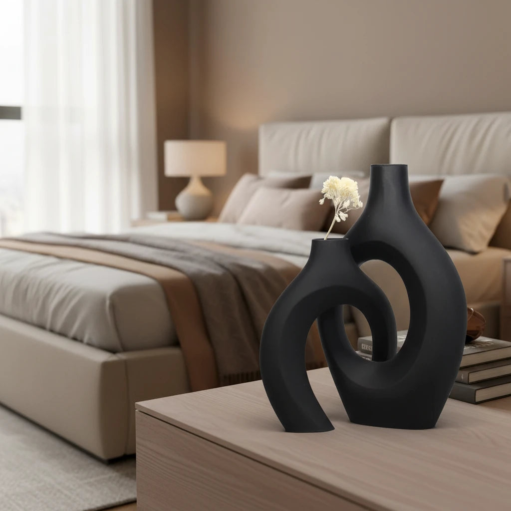 Erin-Lot de vases design modernes – Décoration minimaliste intérieur