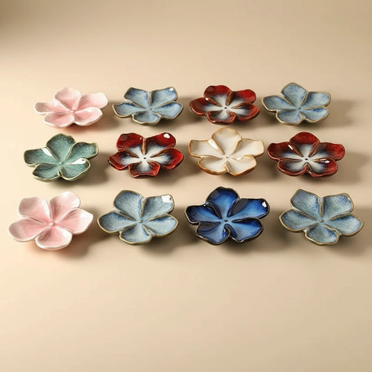 Coupelle fleur en céramique – vide poche décoratif élégant