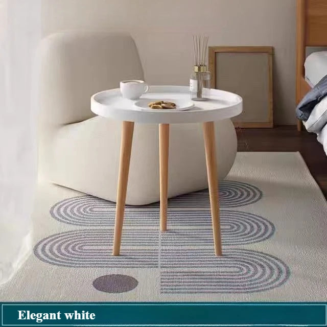 Noé-Table d’appoint ronde style nordique – Élégance minimaliste