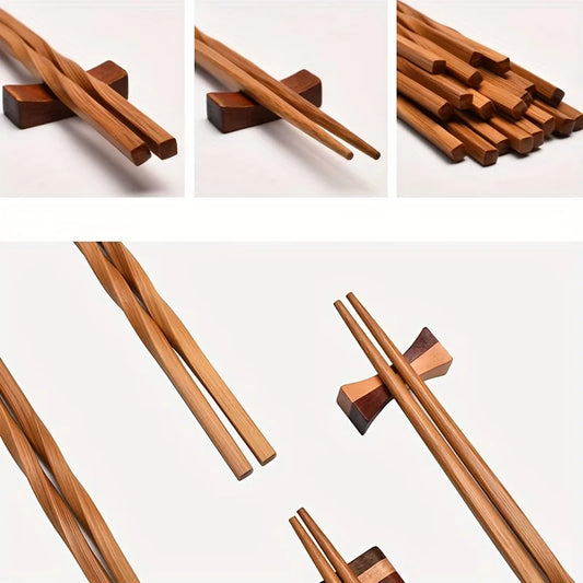 Kimy-Set de baguettes en bambou élégantes-Art de la table asiatique