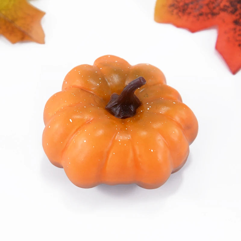 Mini citrouille artificielle décorative – Ornement d’automne