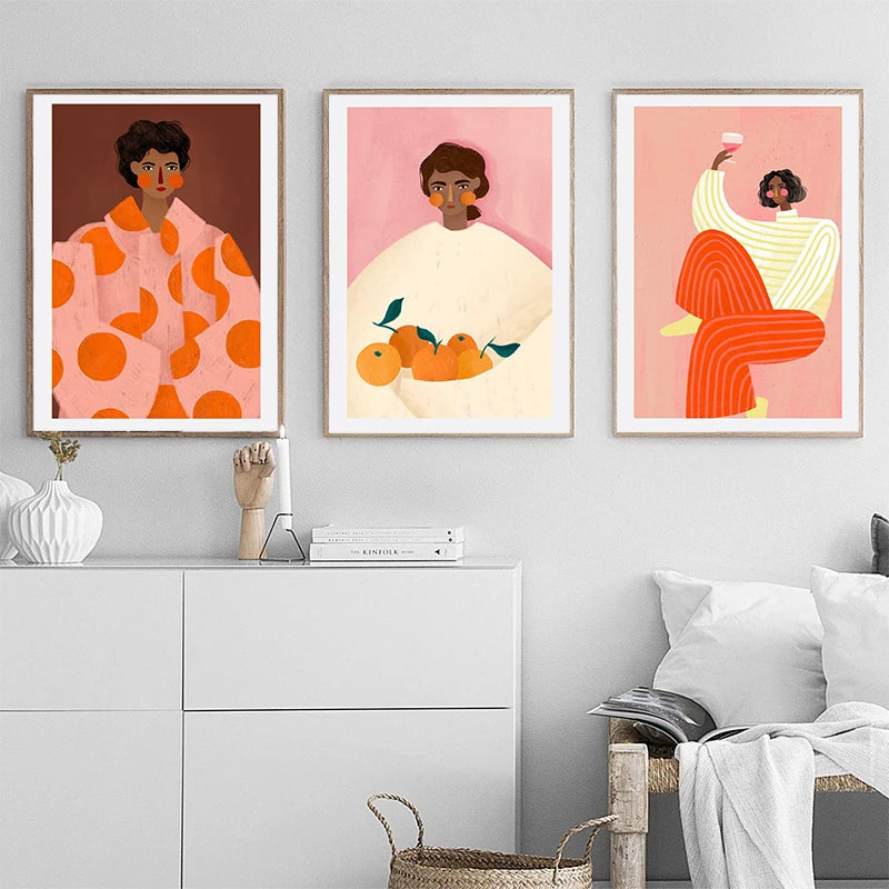 Poésie-Affiche abstraite moderne pour décoration murale
