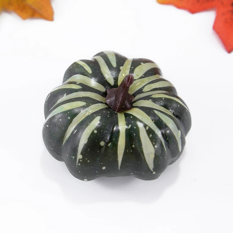 Mini citrouille artificielle décorative – Ornement d’automne
