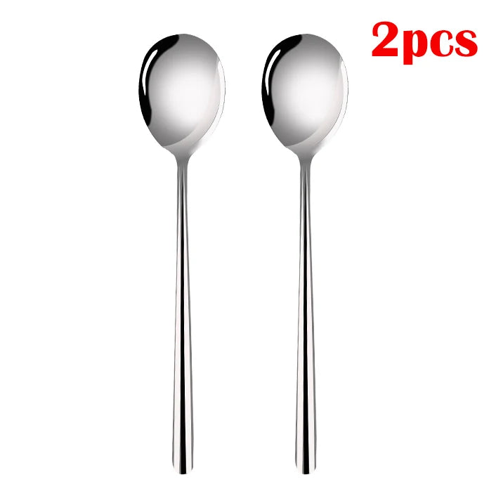 Pila-Set de couverts en acier inoxydable argenté – design épuré