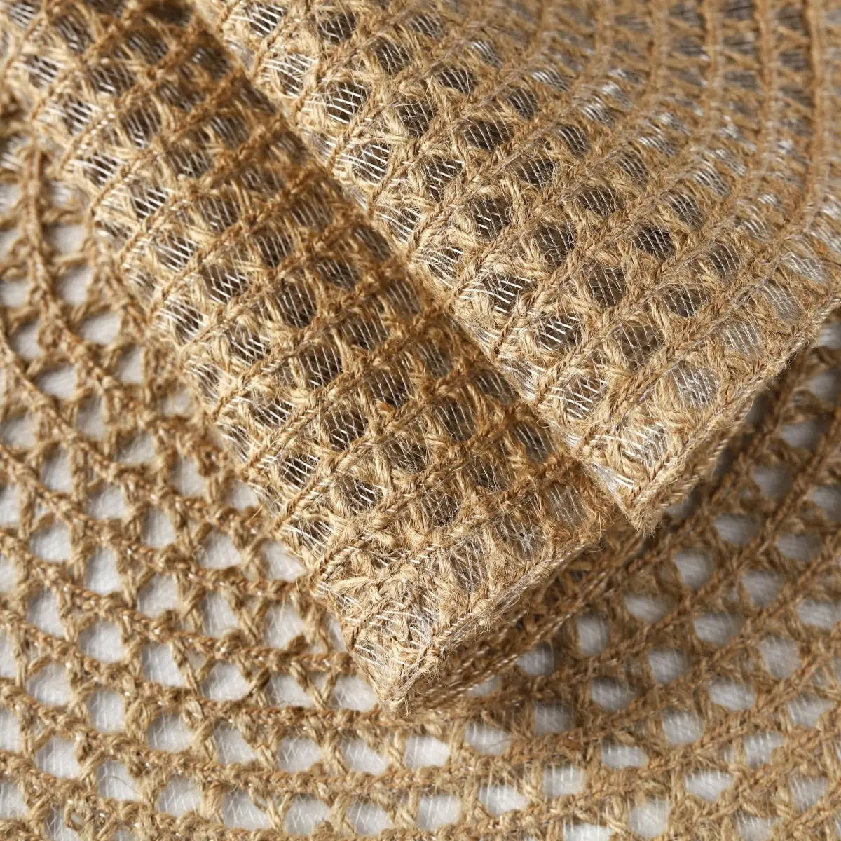 Roll-Sets de table ronds en fibres naturelles – Lot de 4 ou 6