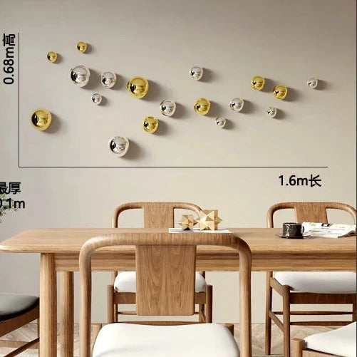 Sfera-Décoration murale design moderne – composition artistique grand format