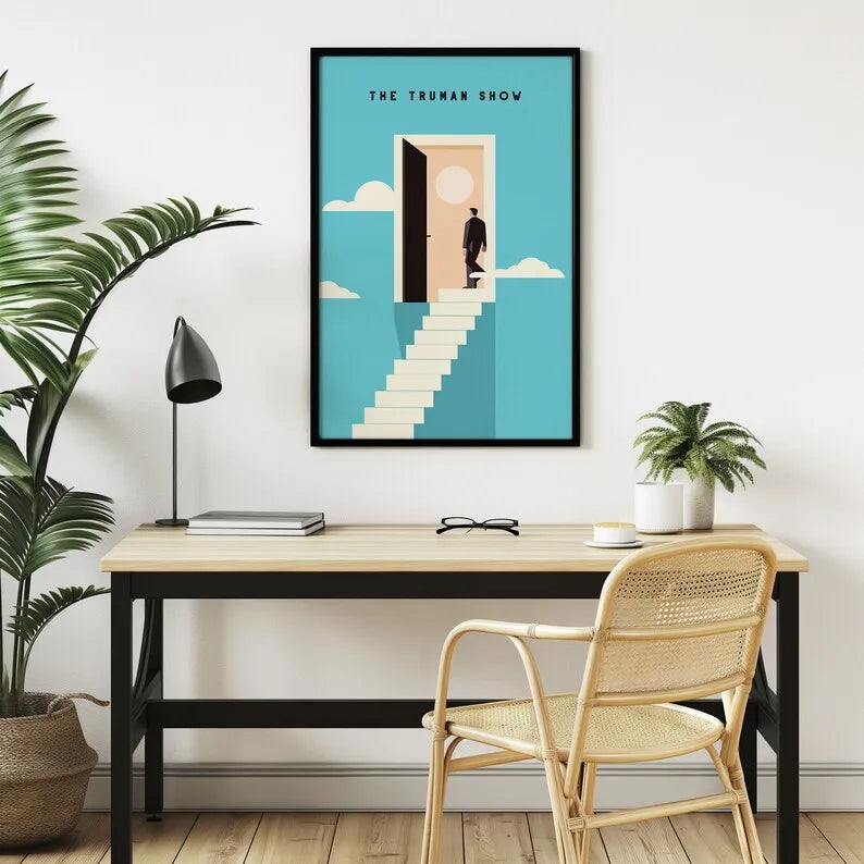 Palma-Affiche murale minimaliste vintage – Collection cinéma classique