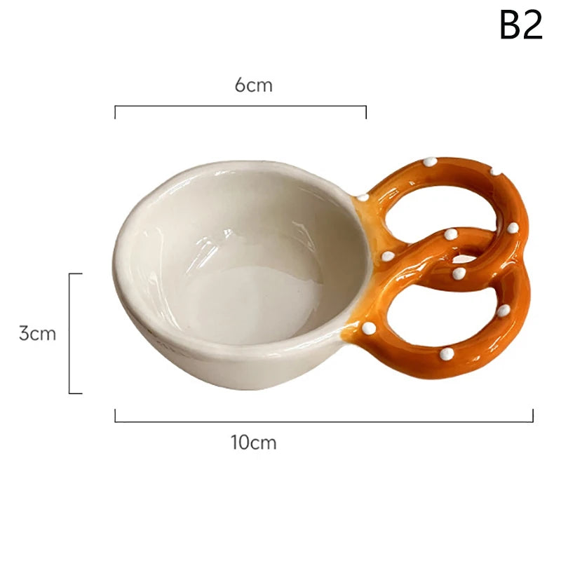 Bretz-Coupelle Apéritive Pain & Bretzel en Céramique
