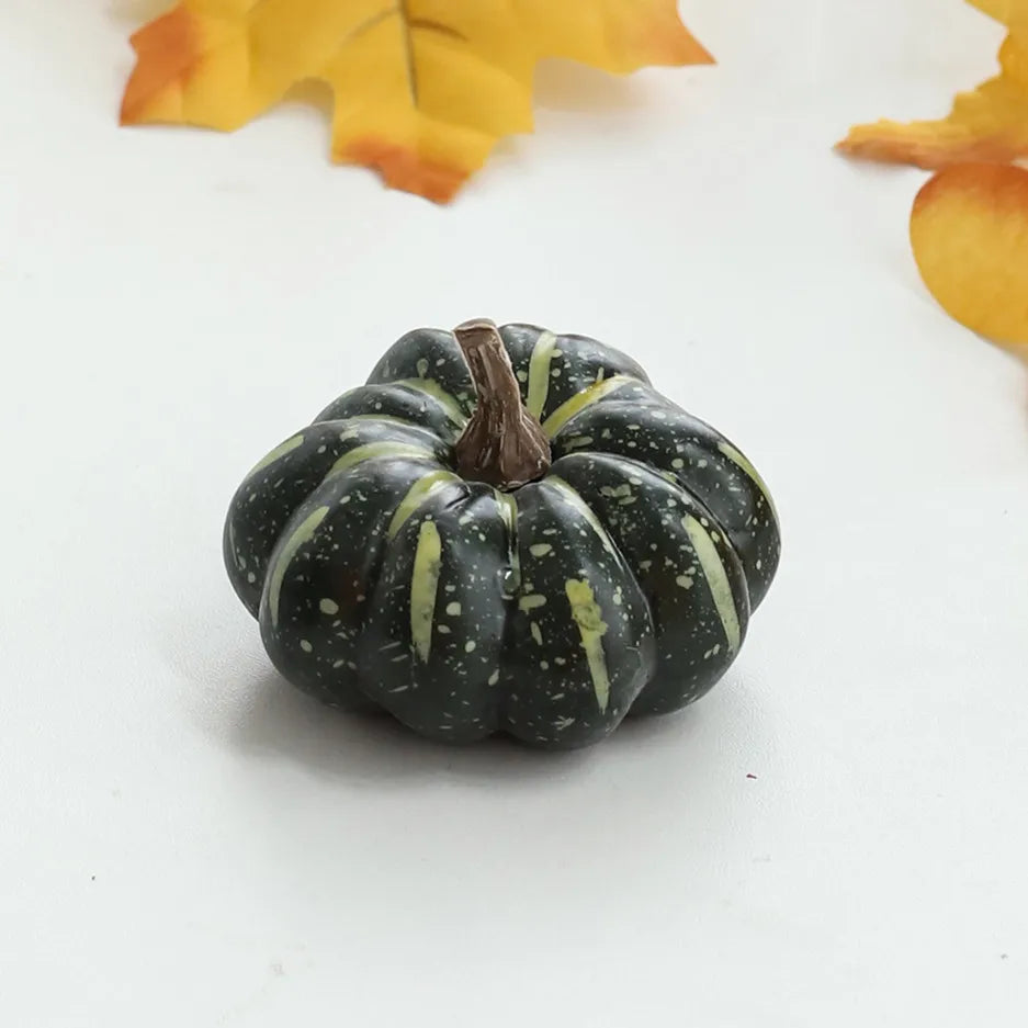 Lot de 10 mini citrouilles artificielles – Décoration d’automne