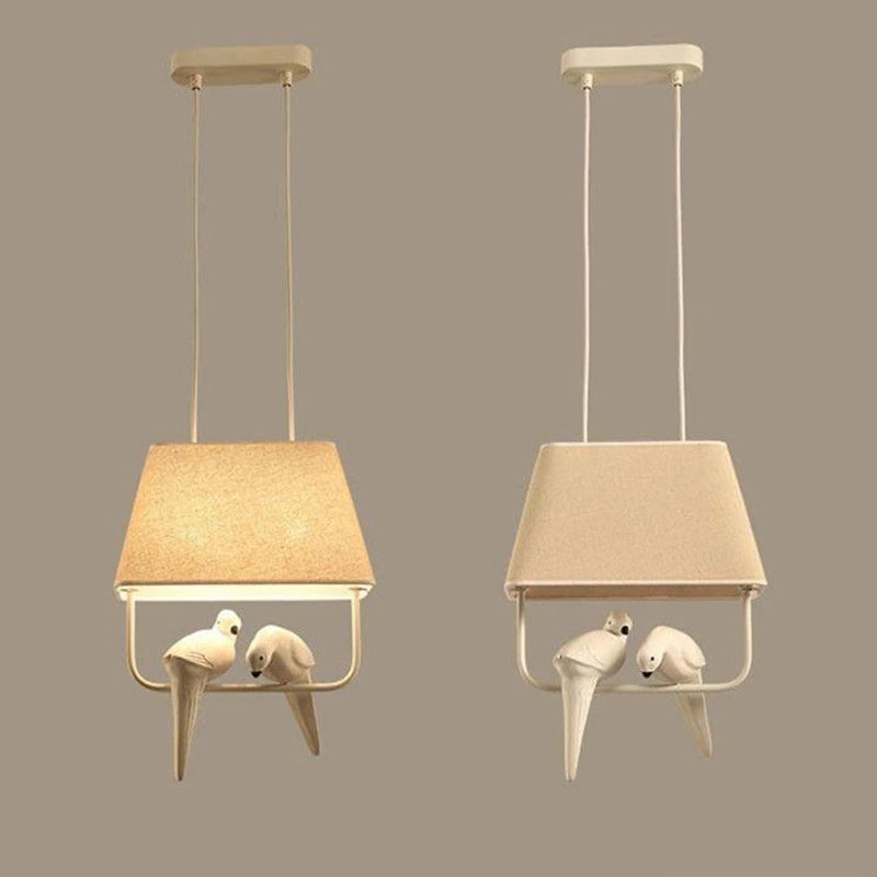 Bird-Suspension oiseaux design – lumière blanche ou chaude