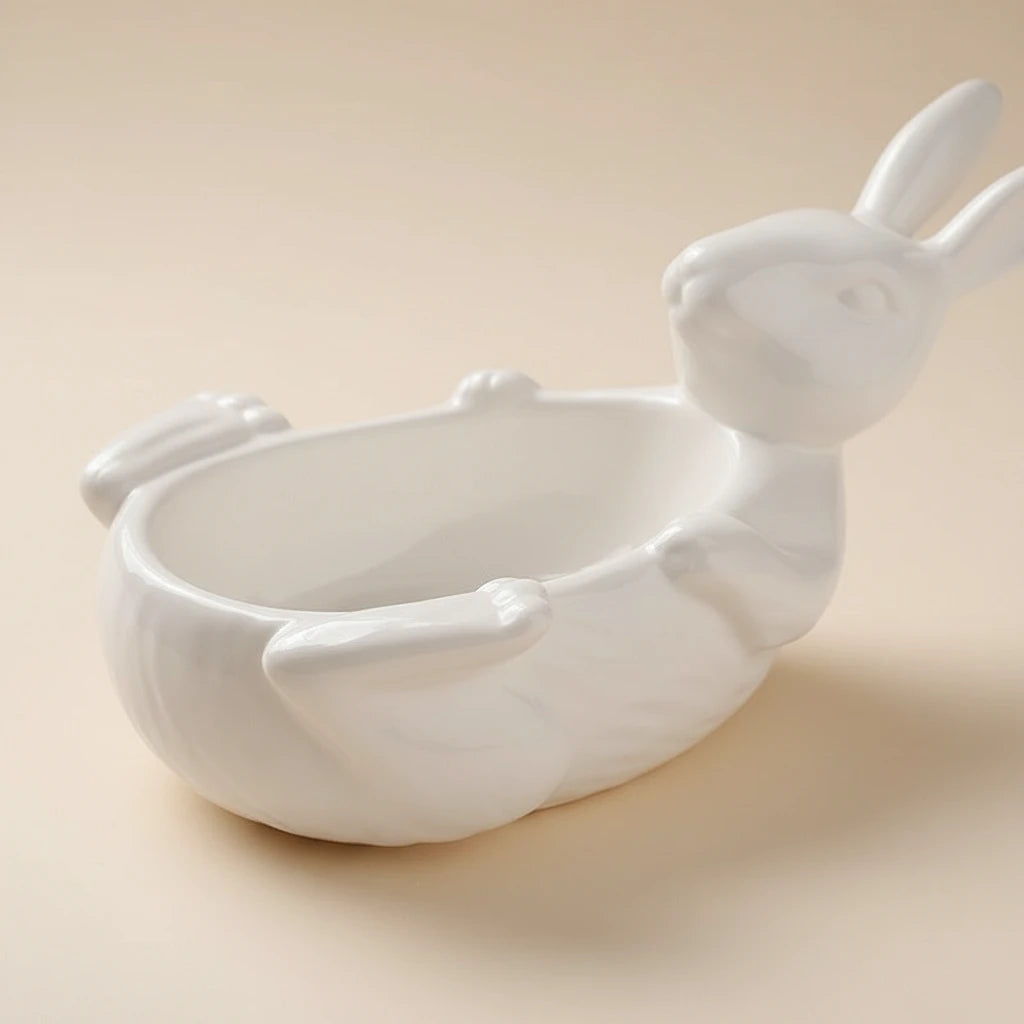 Coupelle design lapin en céramique – bol décoratif original