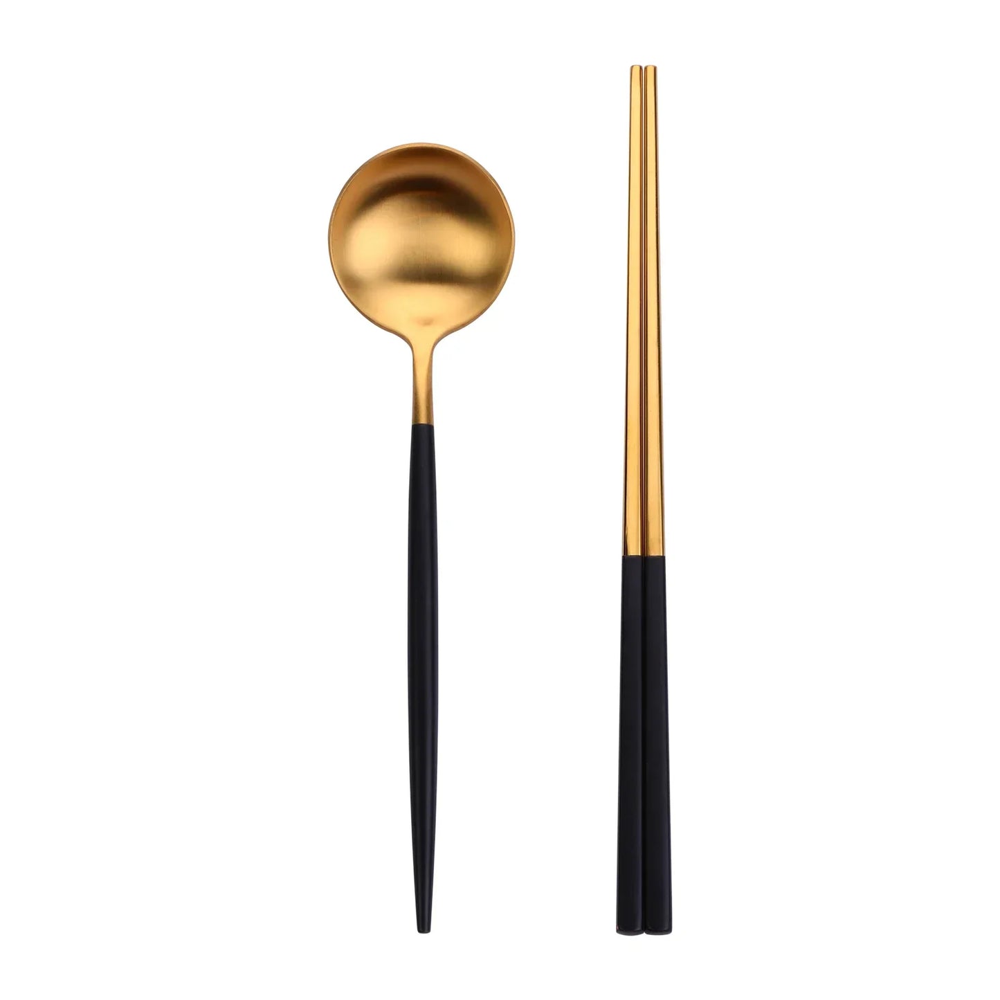 AIy-Set de couverts japonais en acier inoxydable – design élégant