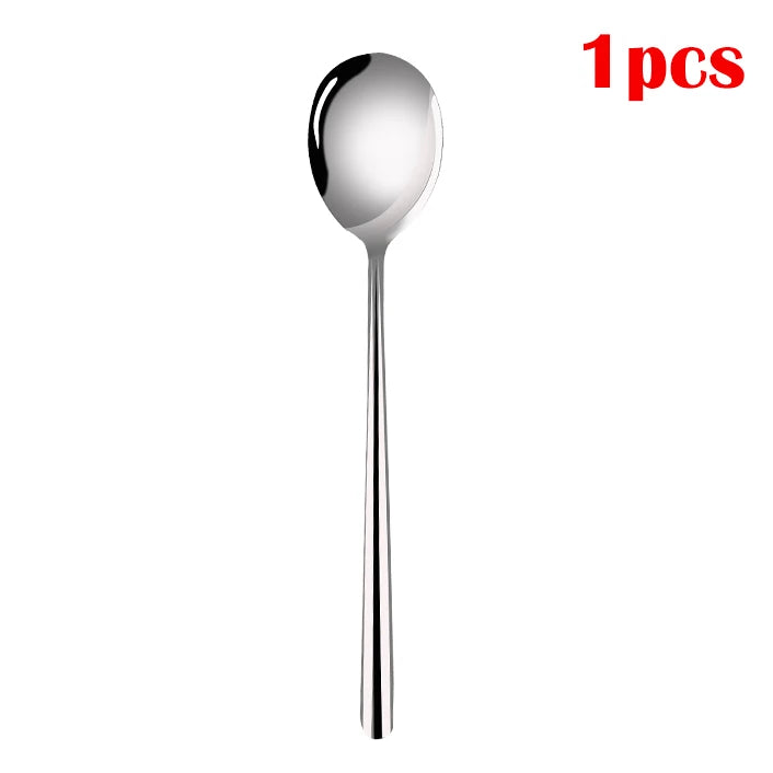 Pila-Set de couverts en acier inoxydable argenté – design épuré