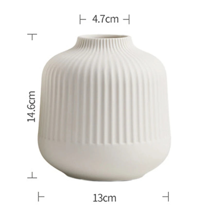 Ella-Vase décoratif en verre – Design élégant et contemporain