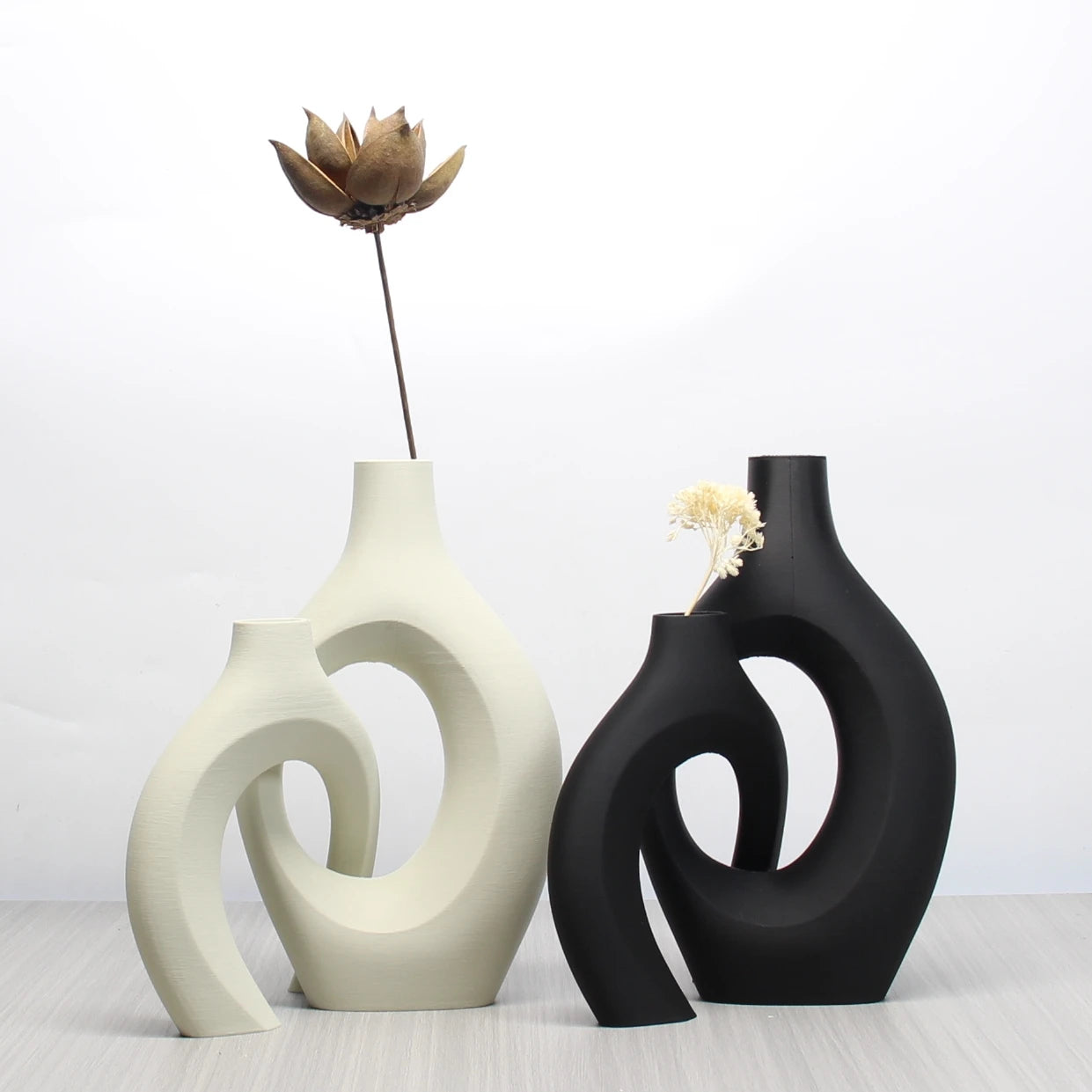 Erin-Lot de vases design modernes – Décoration minimaliste intérieur