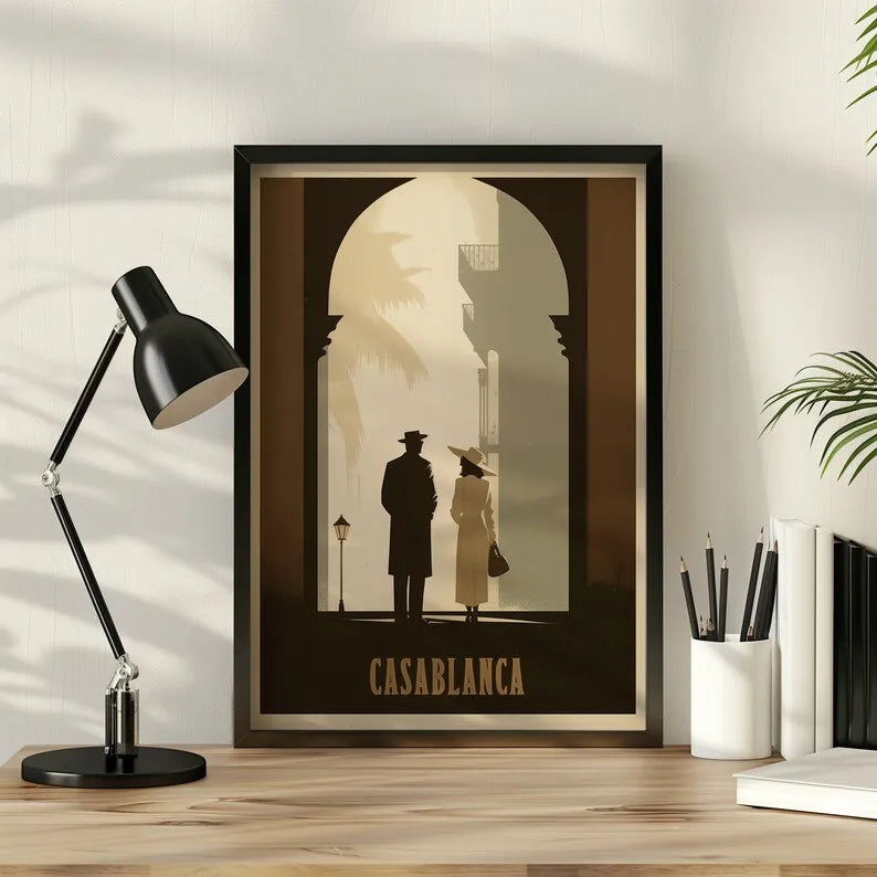 Palma-Affiche murale minimaliste vintage – Collection cinéma classique