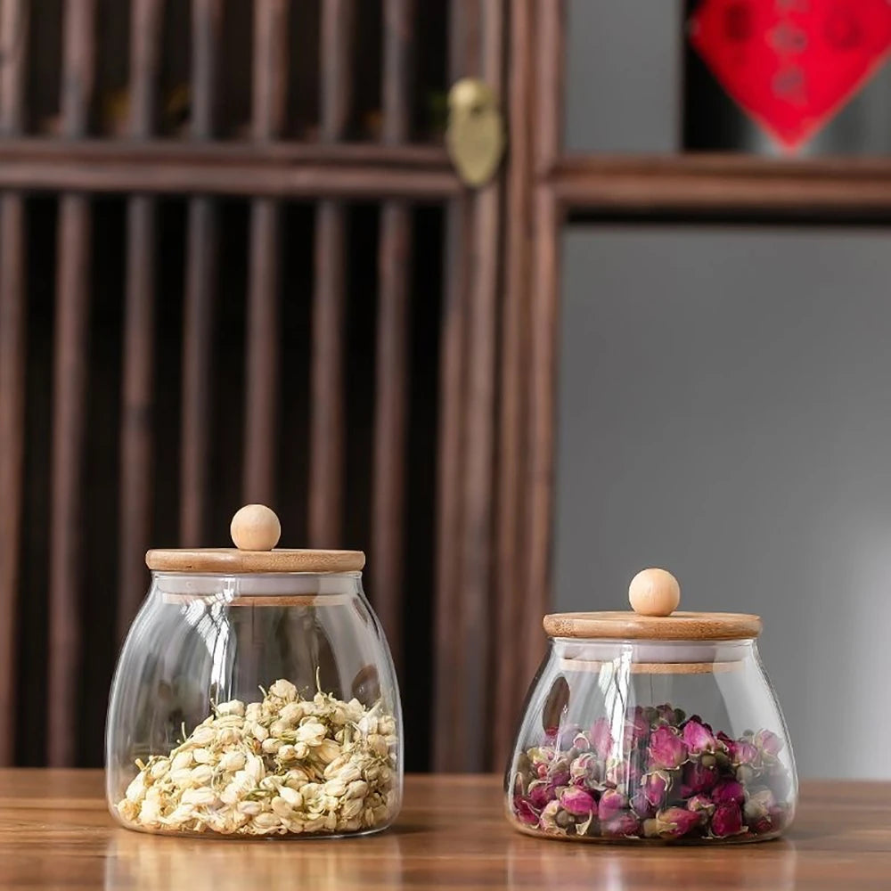 Pura-Pot à condiments en céramique motif floral
