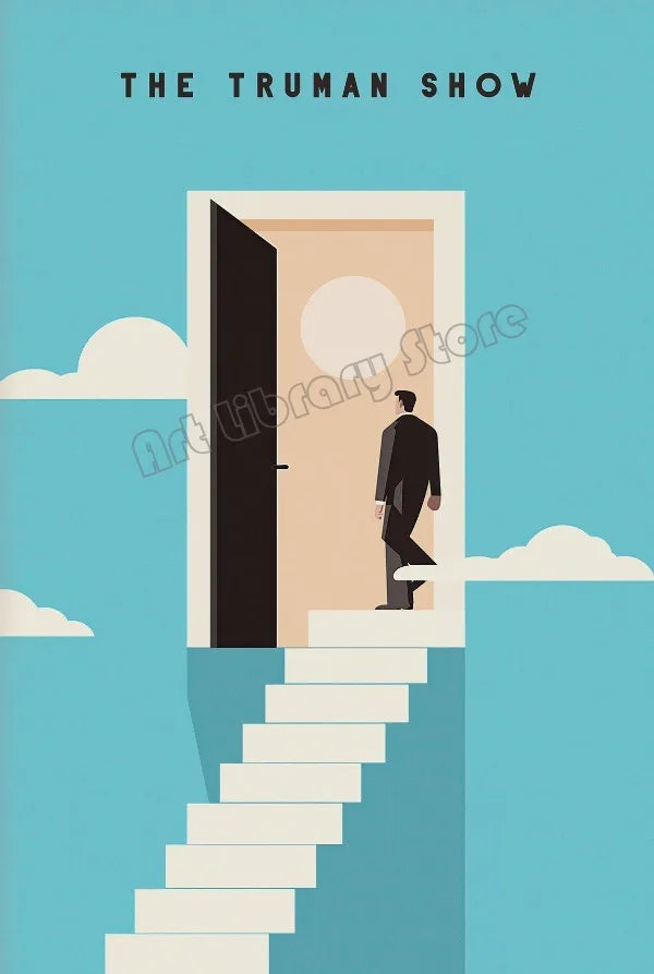 Palma-Affiche murale minimaliste vintage – Collection cinéma classique