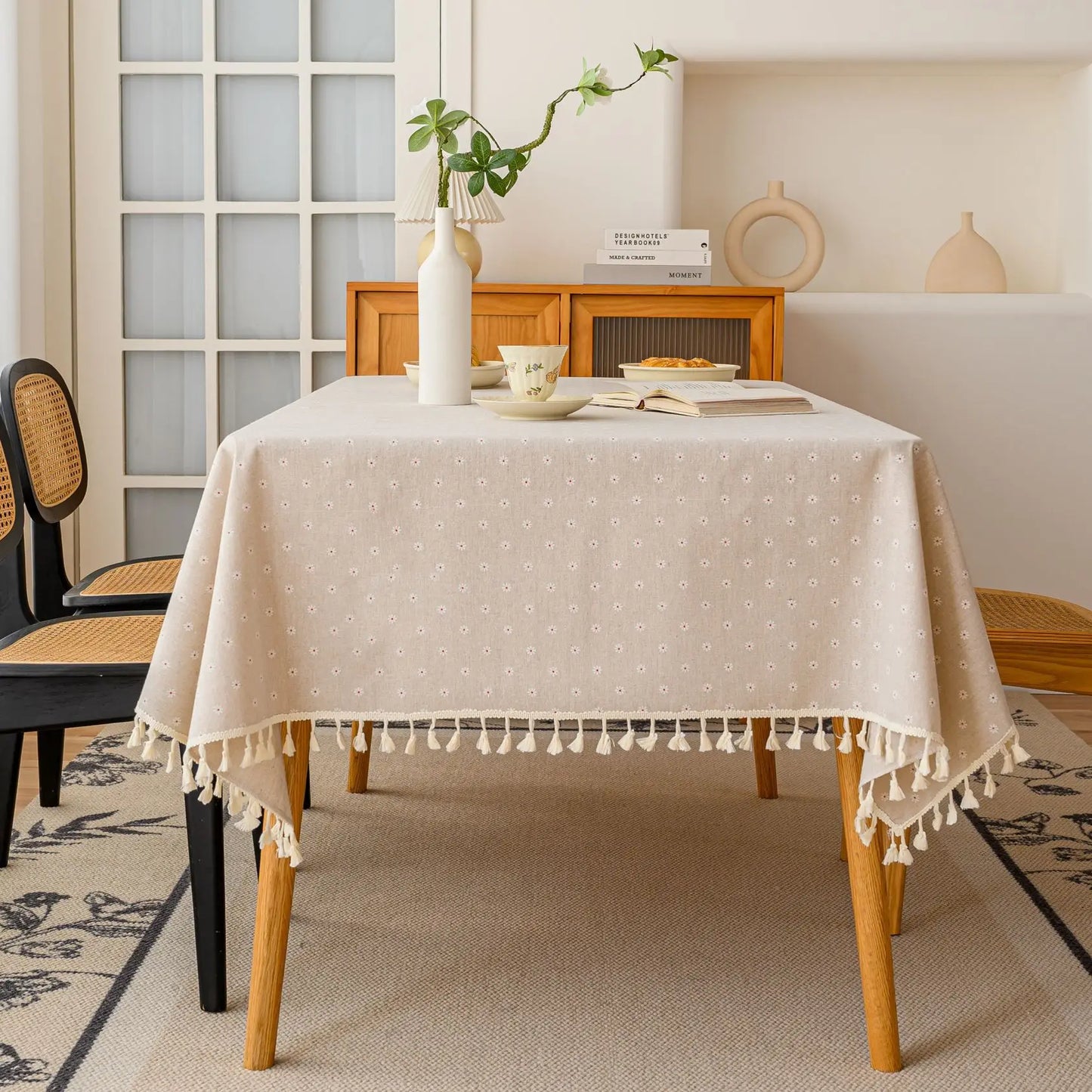 Napoli-Nappe de table rectangulaire – Motifs au choix, style élégant