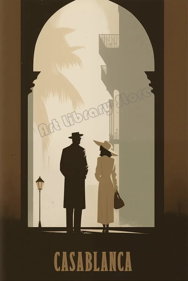 Palma-Affiche murale minimaliste vintage – Collection cinéma classique