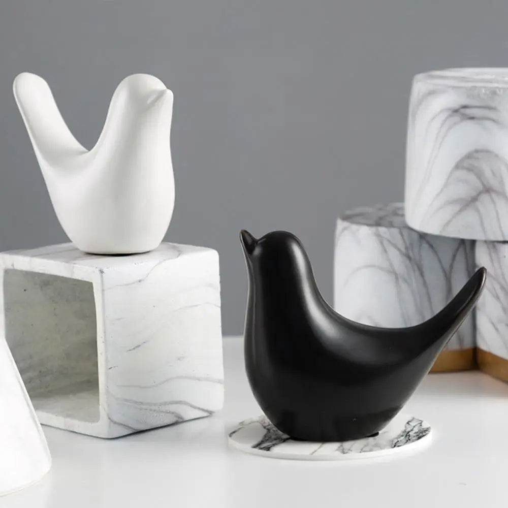 Sculpture d’oiseau en céramique – Décoration moderne