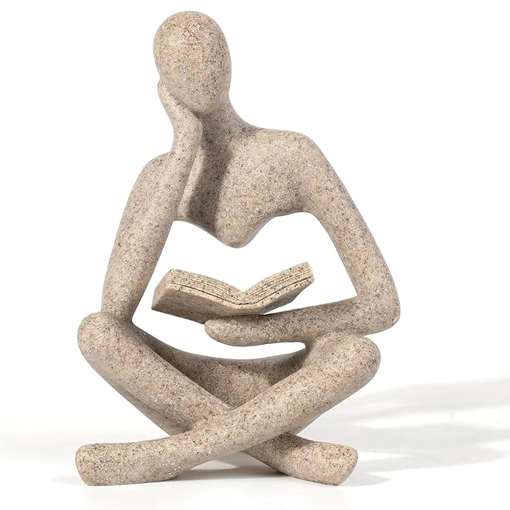 Arthis-Statue décorative en résine – Silhouette artistique minimaliste