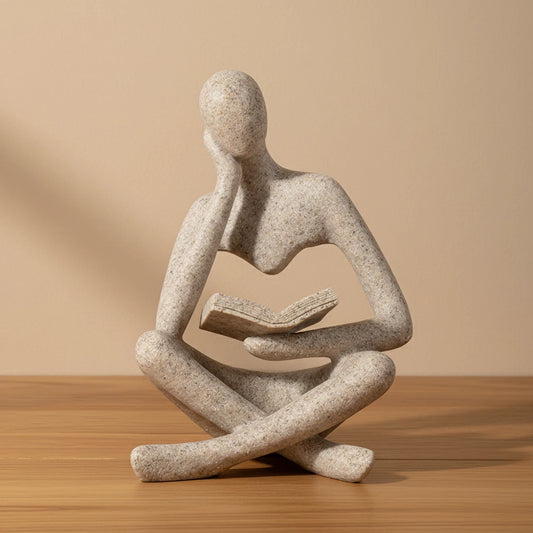 Arthis-Statue décorative en résine – Silhouette artistique minimaliste