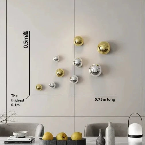 Sfera-Décoration murale design moderne – composition artistique grand format