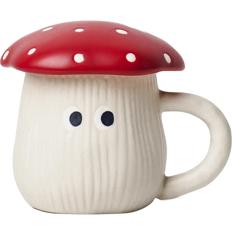 Lutin-Service en porcelaine décor champignon rouge