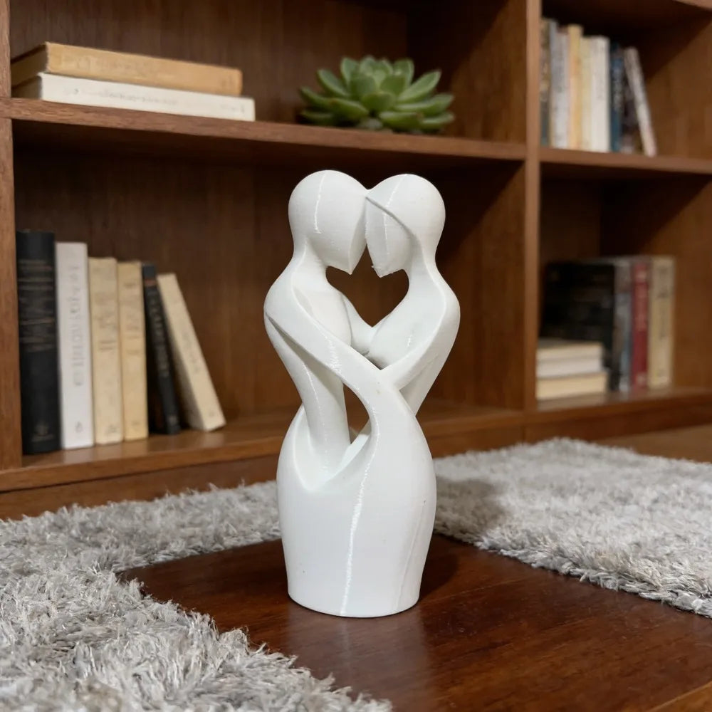 Roma-Statue décorative moderne – Couple abstrait minimaliste