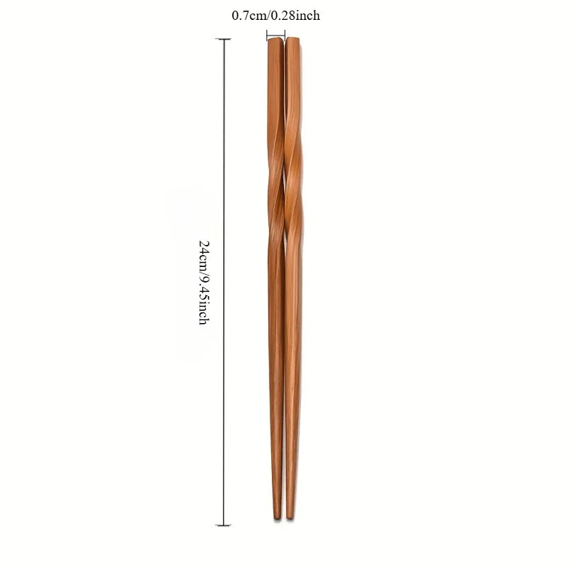 Kimy-Set de baguettes en bambou élégantes-Art de la table asiatique