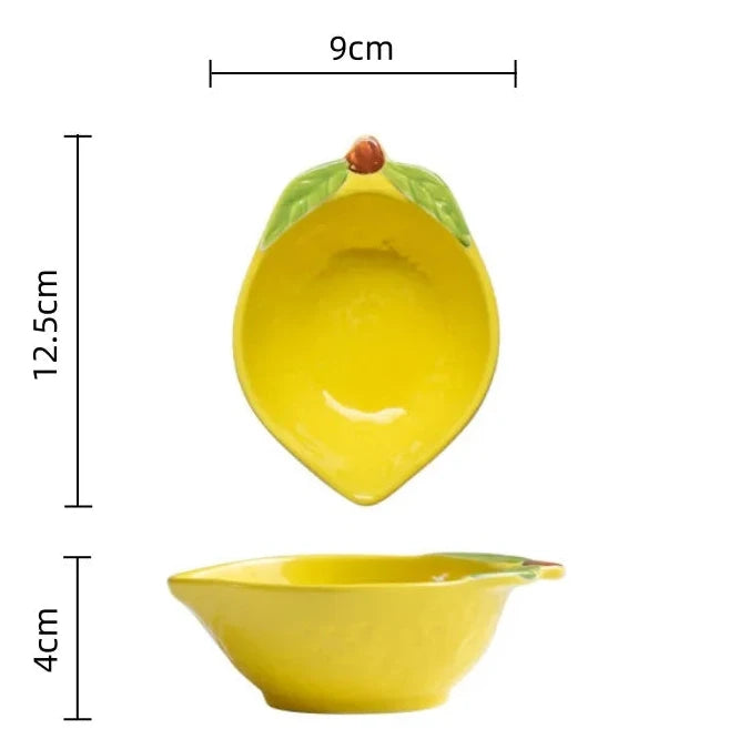 Lemon-Assiette citron design – L'italie dans votre assiette