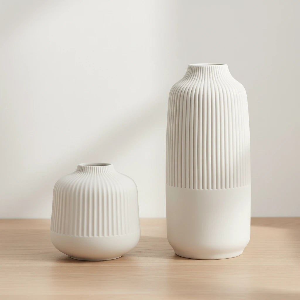 Ella-Vase décoratif en verre – Design élégant et contemporain