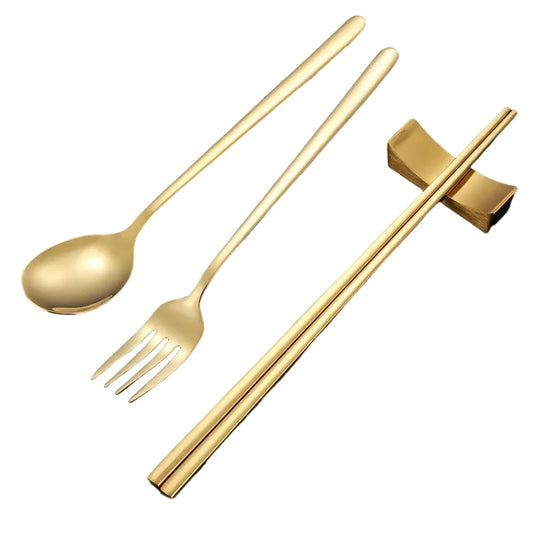 Canton-Service de couverts design en acier inoxydable – finition miroir