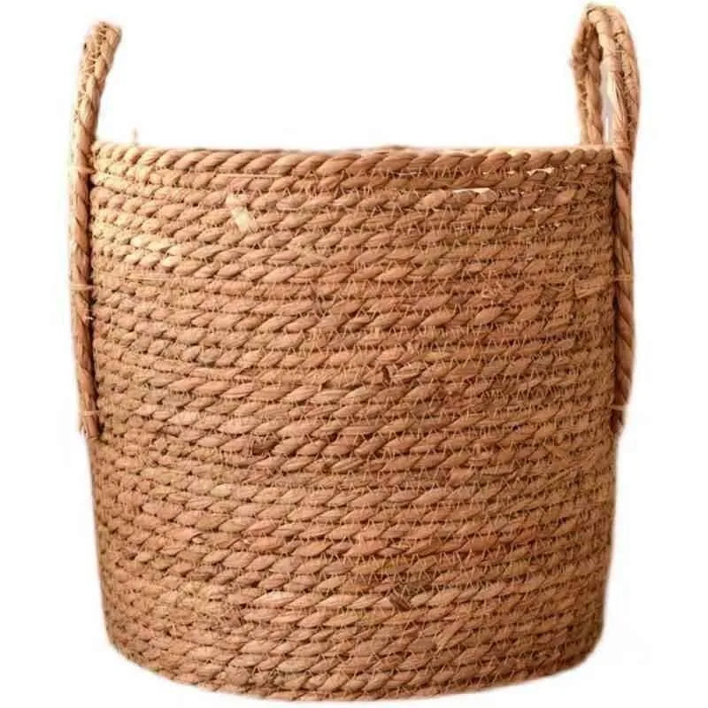 Maré-Panier de rangement en fibres naturelles – Style bohème élégant