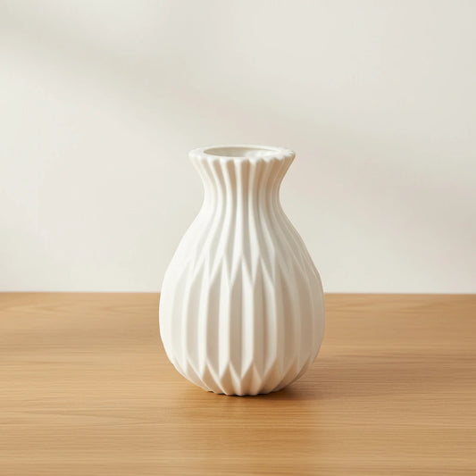 Maro-Vase décoratif nordique texturé – Design élégant et moderne