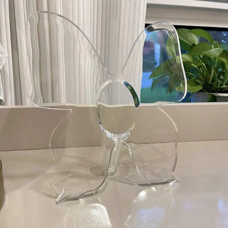 Deva-Vase design minimaliste transparent – décoration florale moderne