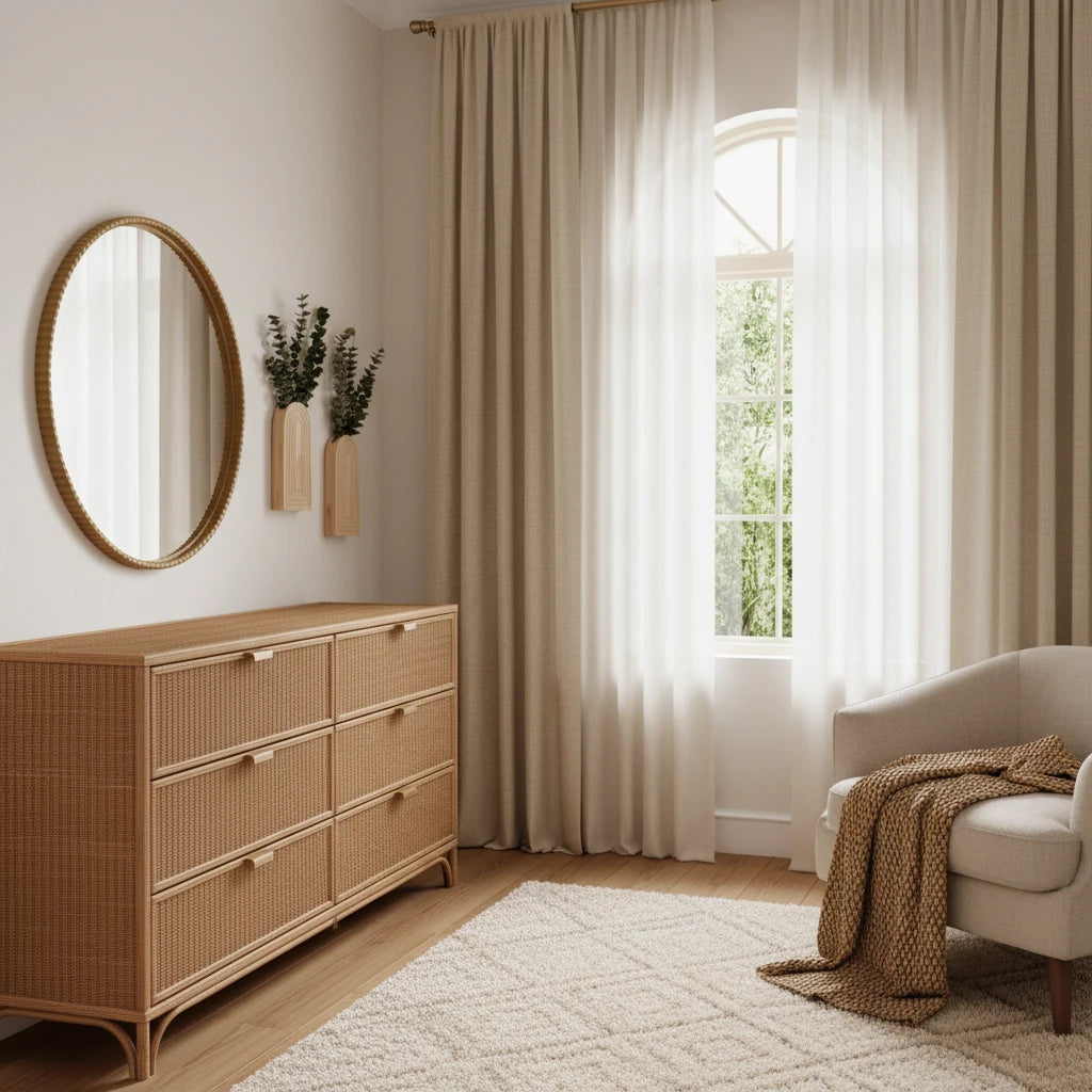 Fuita-Vase mural en bois bohème – décoration murale naturelle (à l’unité ou en lot de 2)